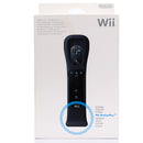 Komplett Original Nintendo Wii Motion Remote Kontroller m/ Wii MotionPlus (Svart) - Retrospillkongen