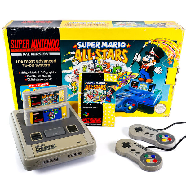Super Nintendo Entertainment system (SNES) Konsoll pakke - Retrospillkongen