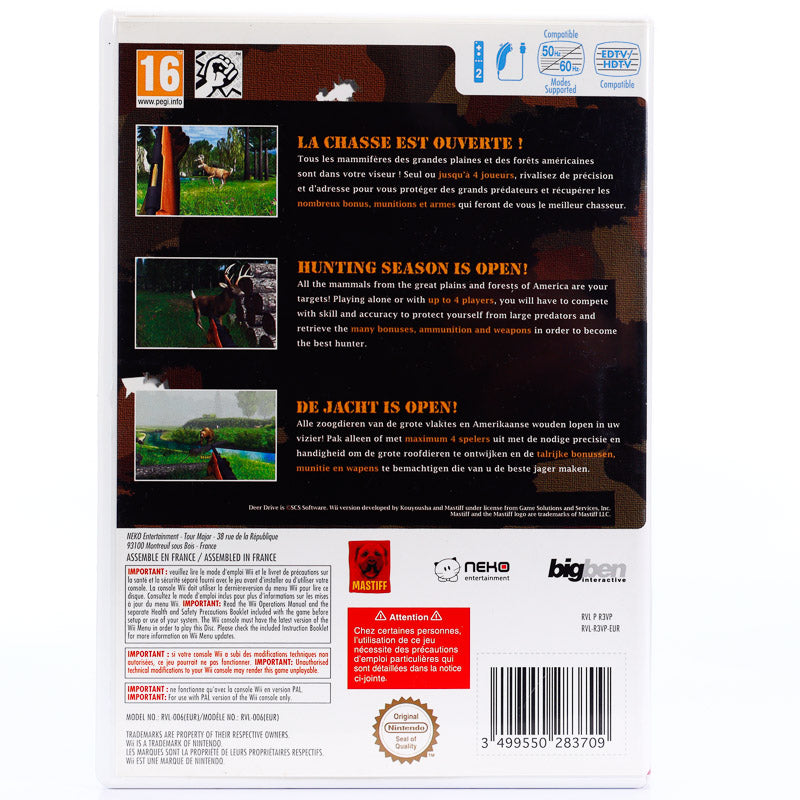 Deer Drive - Wii spill - Retrospillkongen