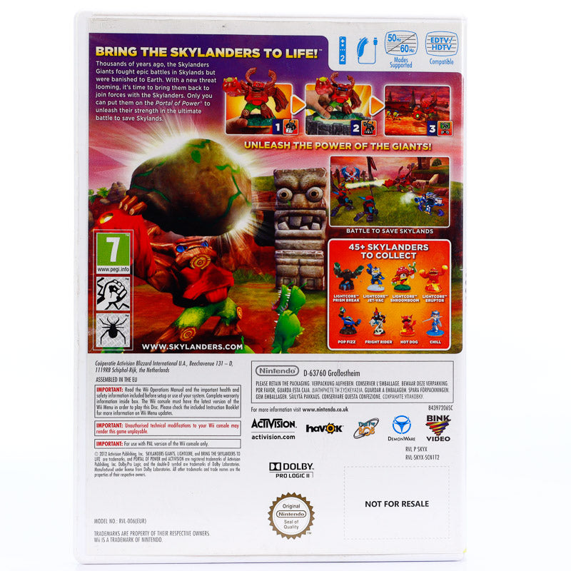 Skylanders Giants - Wii spill - Retrospillkongen