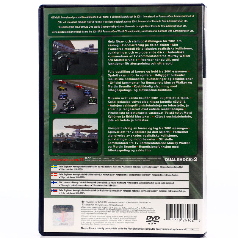 Formula One 2001: Limited Edition Pack - PS2 spill - Retrospillkongen