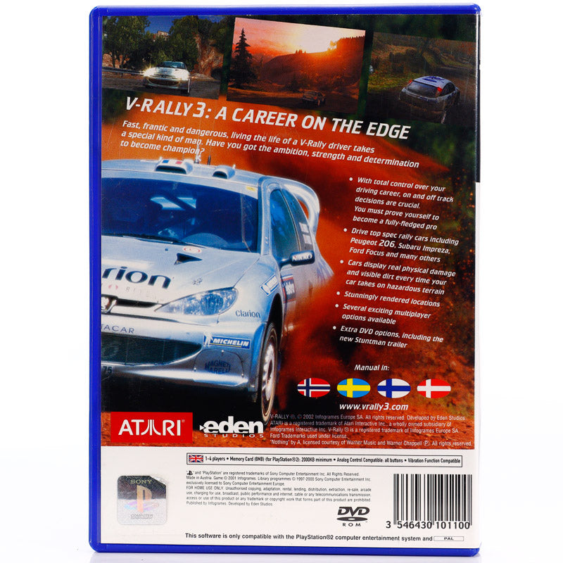 V-Rally 3 - PS2 spill - Retrospillkongen