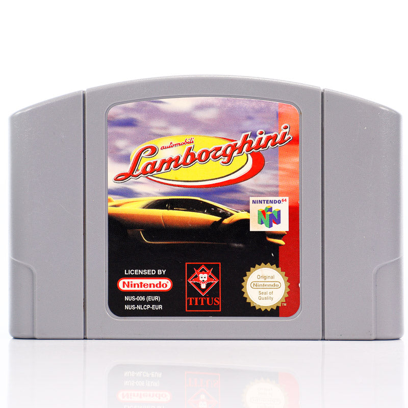 Automobil Lamborghini - Nintendo 64 spill - Retrospillkongen