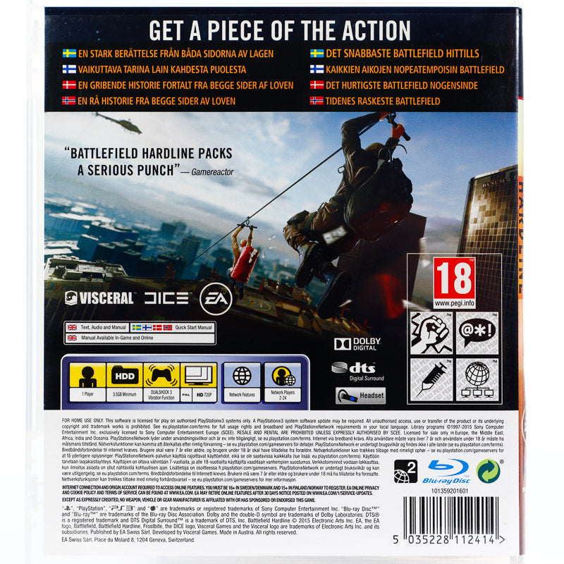 Battlefield Hardline - PS3 spill - Retrospillkongen