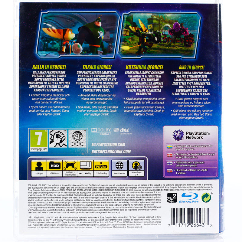 Ratchet & Clank Qforce - PS3 spill - Retrospillkongen
