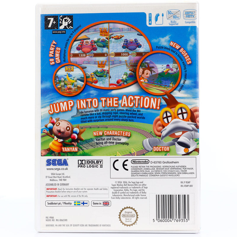 Super Monkey Ball Banana Blitz - Wii spill - Retrospillkongen