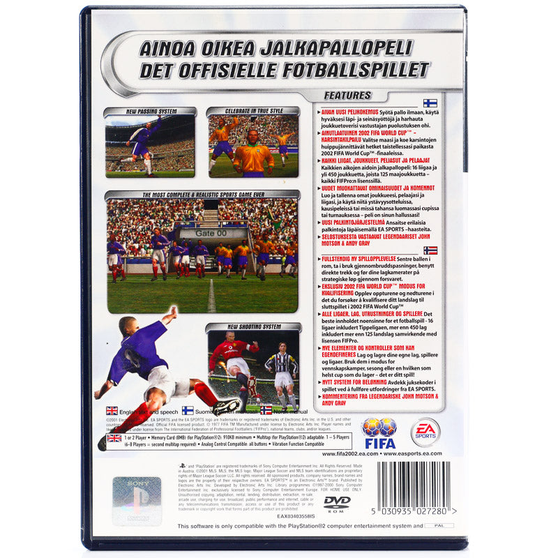 FIFA Football 2002 - PS2 spill - Retrospillkongen