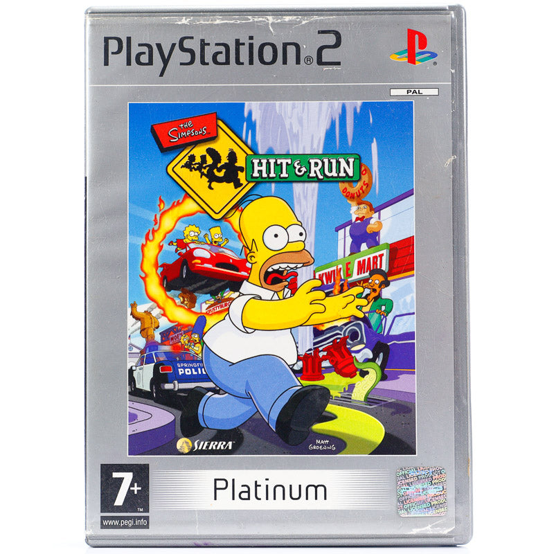 The Simpsons: Hit & Run (Platinum) - PS2 spill - Retrospillkongen