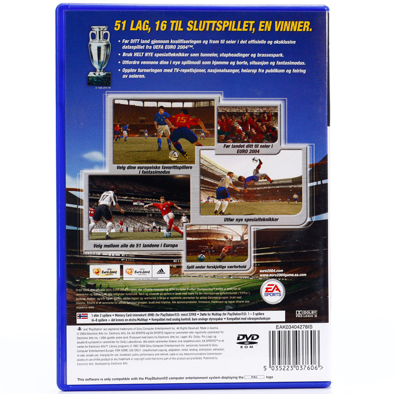 Uefa Euro 2004 Portugal - PS2 spill - Retrospillkongen