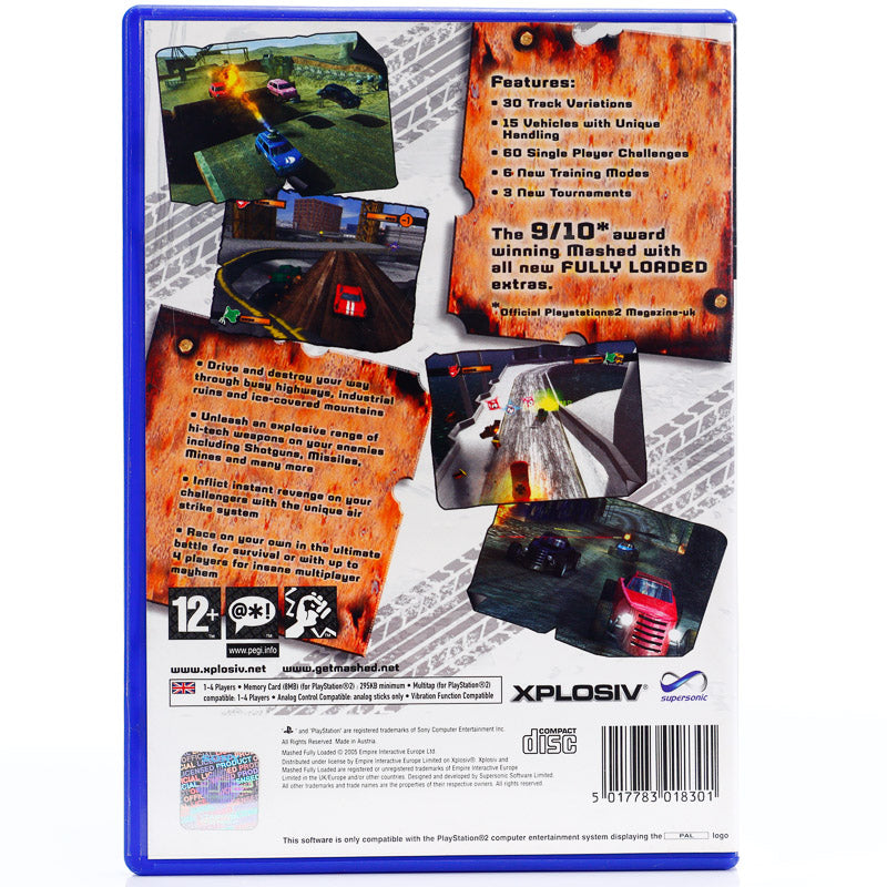 Mashed: Full Loaded - PS2 spill - Retrospillkongen