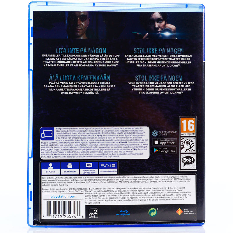 Hidden Agenda - PS4 spill - Retrospillkongen