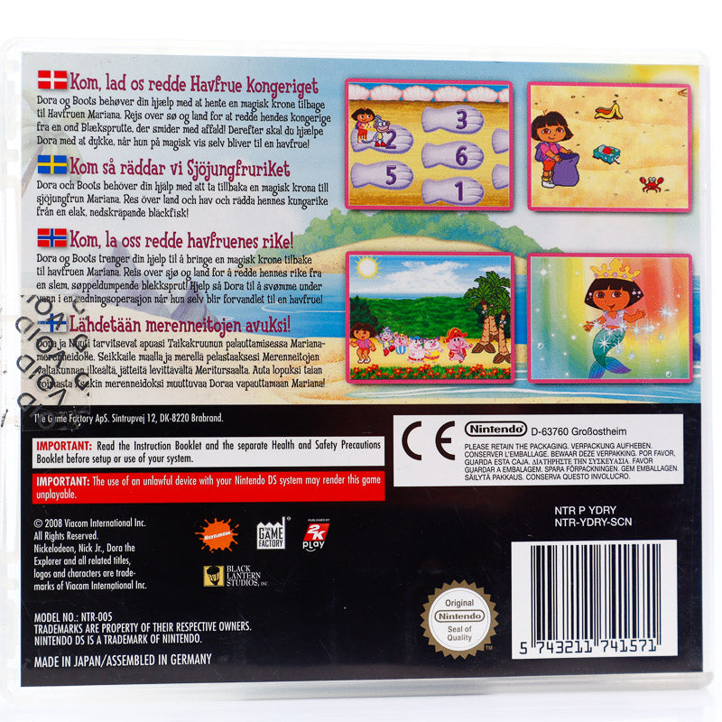 Dora the Explorer: Dora Saves the Mermaids - Nintendo DS spill - Retrospillkongen