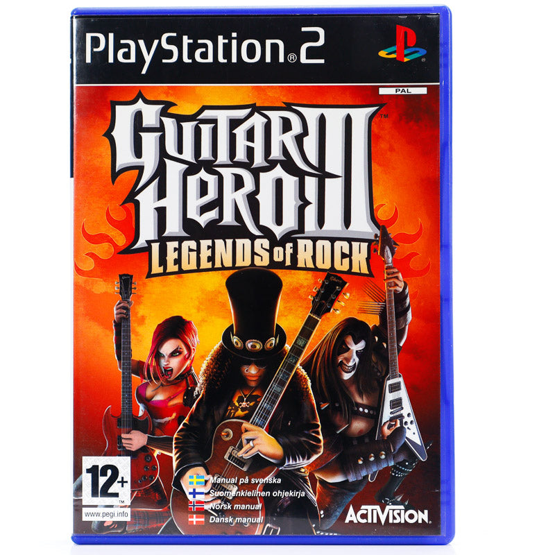 Guitar Hero III Legends of Rock - PS2 spill - Retrospillkongen