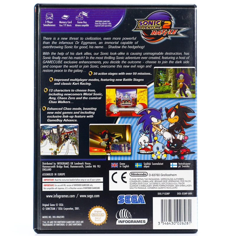 Sonic Adventure 2 Battle - Gamecube spill - Retrospillkongen