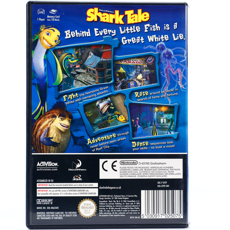 Shark Tale - Gamecube spill - Retrospillkongen