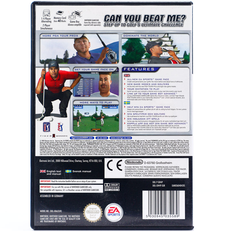 Tiger Woods PGA Tour 2004 - Gamecube spill - Retrospillkongen