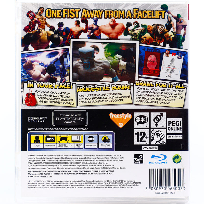 Facebreaker - PS3 spill - Retrospillkongen