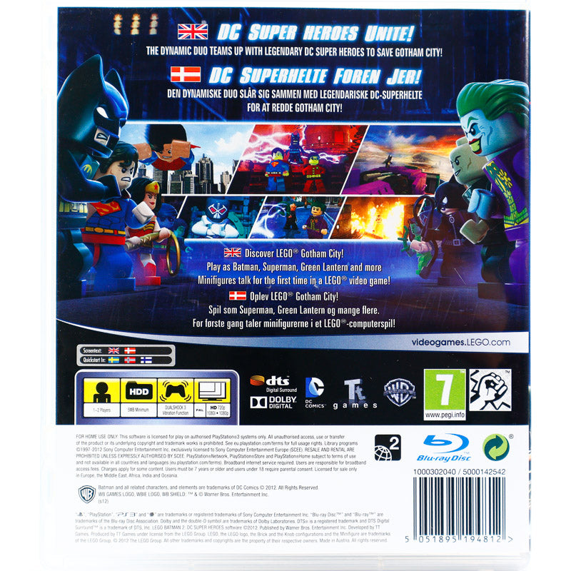 LEGO Batman 2: DC Super Heroes - PS3 spill - Retrospillkongen