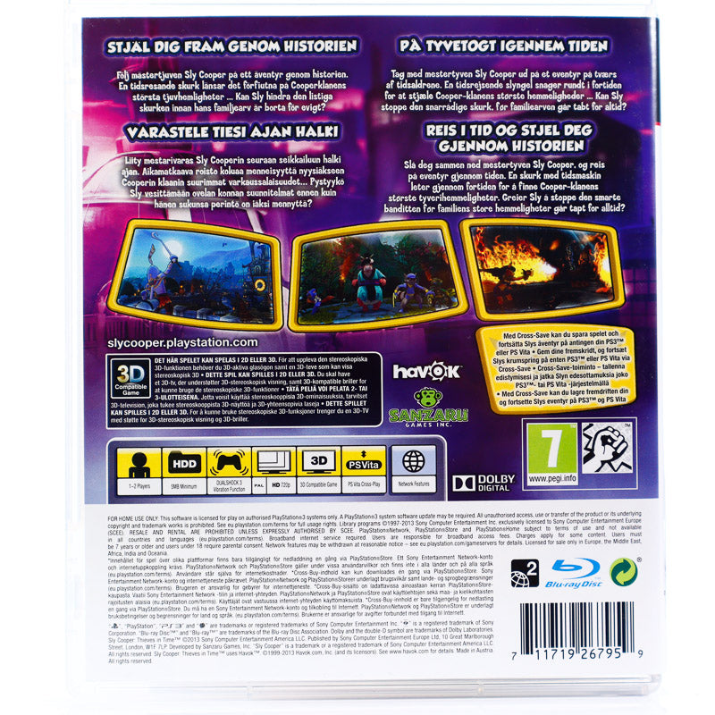 Sly Cooper: Thieves in Time - PS3 spill - Retrospillkongen