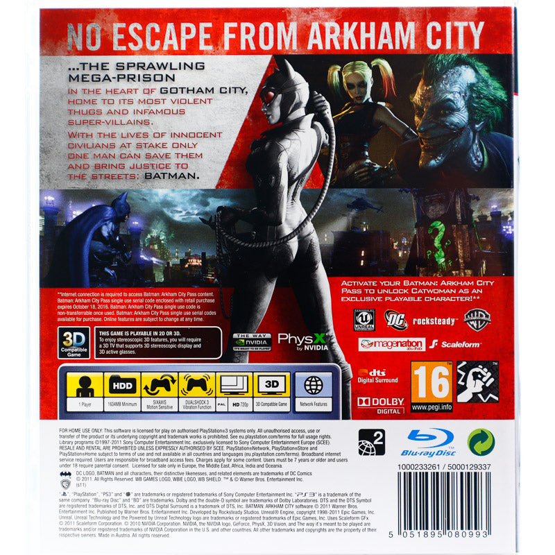 Batman: Arkham City - PS3 spill - Retrospillkongen