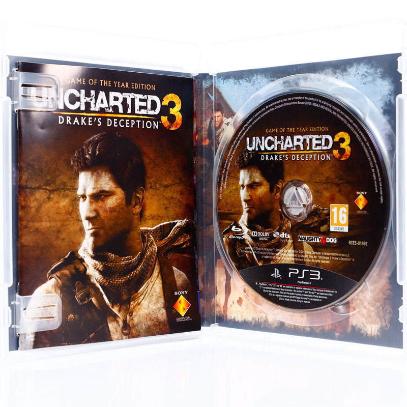 Uncharted 3: Drake's Deception - Game of the Year Edition - PS3 spill - Retrospillkongen
