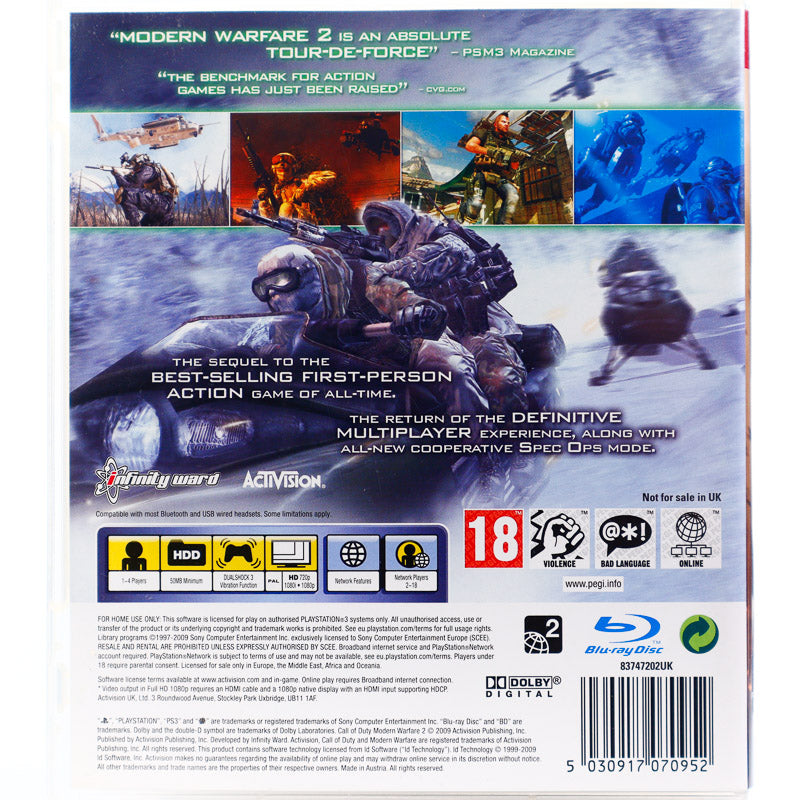 Modern Warfare 2 - PS3 spill - Retrospillkongen