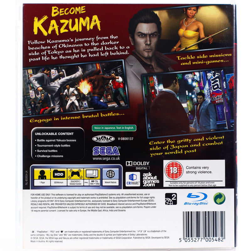 Yakuza 3 - PS3 spill - Retrospillkongen
