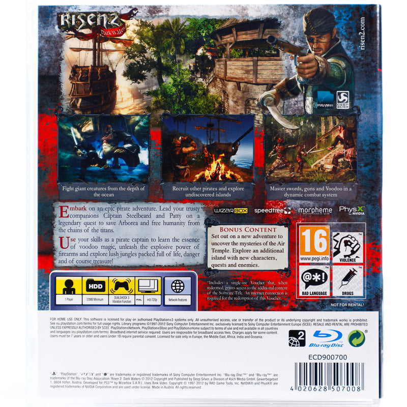 Risen 2: Dark Waters - PS3 spill - Retrospillkongen