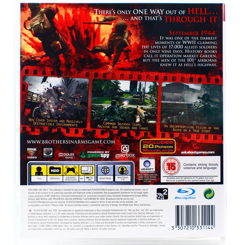 Brothers in Arms: Hell's Highway - PS3 spill - Retrospillkongen