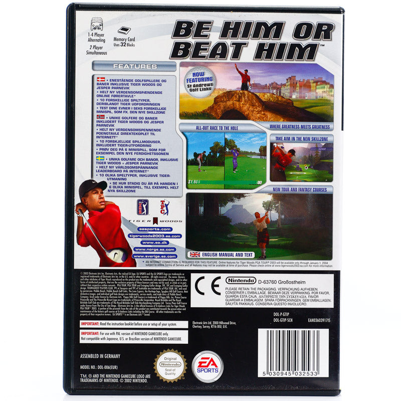 Tiger Woods PGA Tour 2003 - Gamecube spill - Retrospillkongen