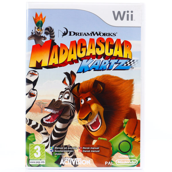 Madagascar Kartz - Wii spill - Retrospillkongen