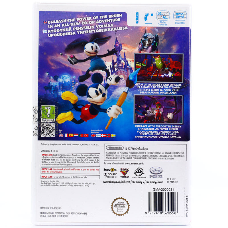 Epic Mickey 2 - Wii spill - Retrospillkongen