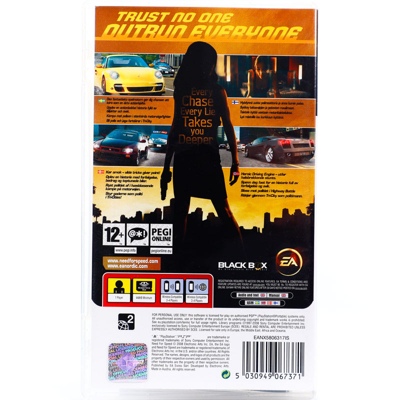 Need for Speed Undercover - PSP spill - Retrospillkongen