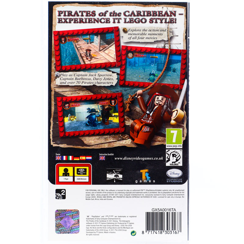LEGO Pirates of the Caribbean: The Video Game - PSP spill - Retrospillkongen