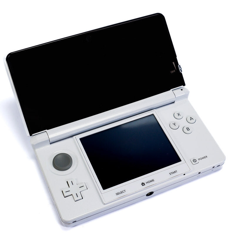 Nintendo 3DS - Ice White Håndholdt m/Strømadapter - Retrospillkongen