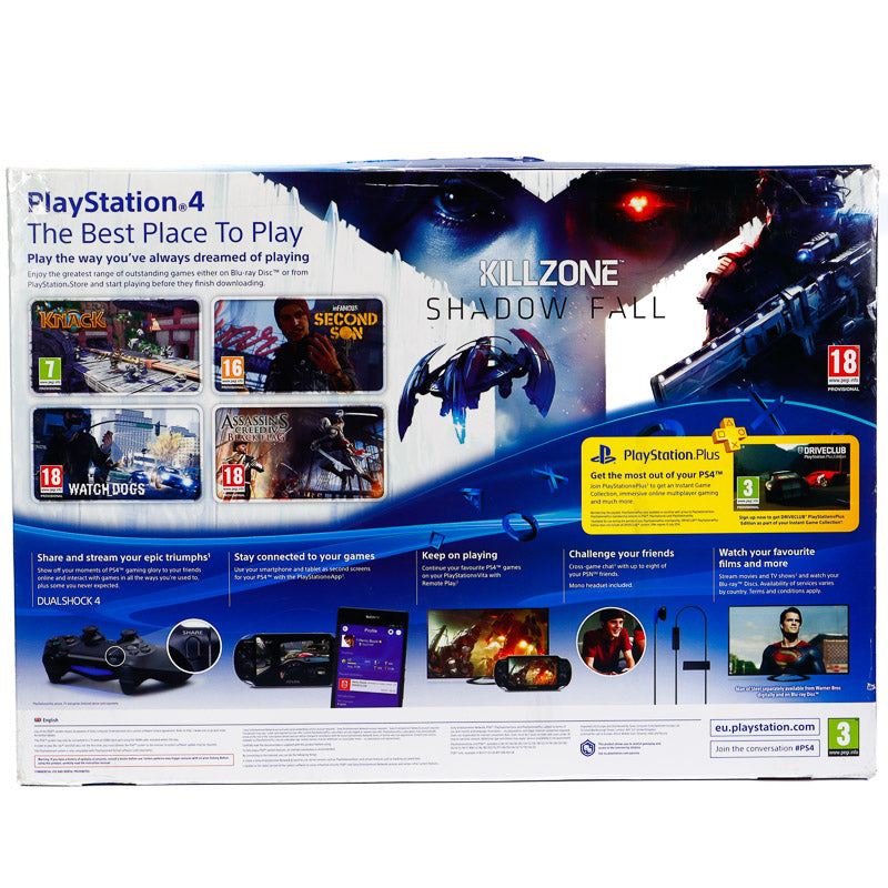 Komplett Sony Playstation 4 (PS4) 500GB Konsoll Pakke - Retrospillkongen