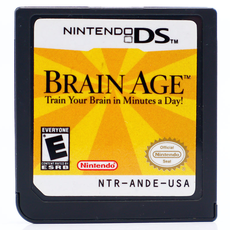 Brain Math Ds Brain Age: Train Your Brain in Minutes a Day! - Nintendo DS spill (NTS