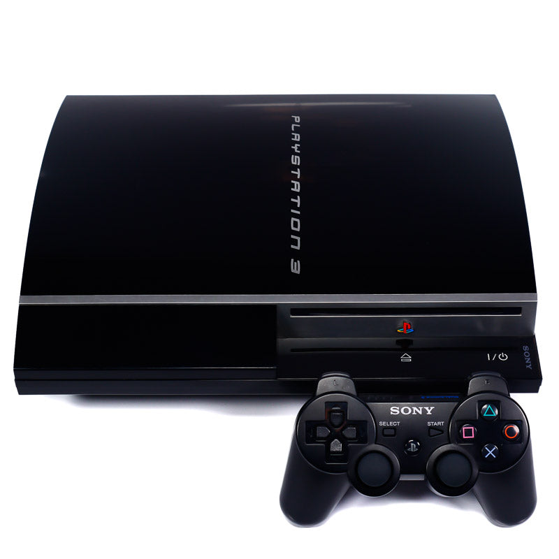 Sony Playstation 3 Fat Svart Konsoll Pakke - 40, 60 og 80 GB (PS3) - Retrospillkongen