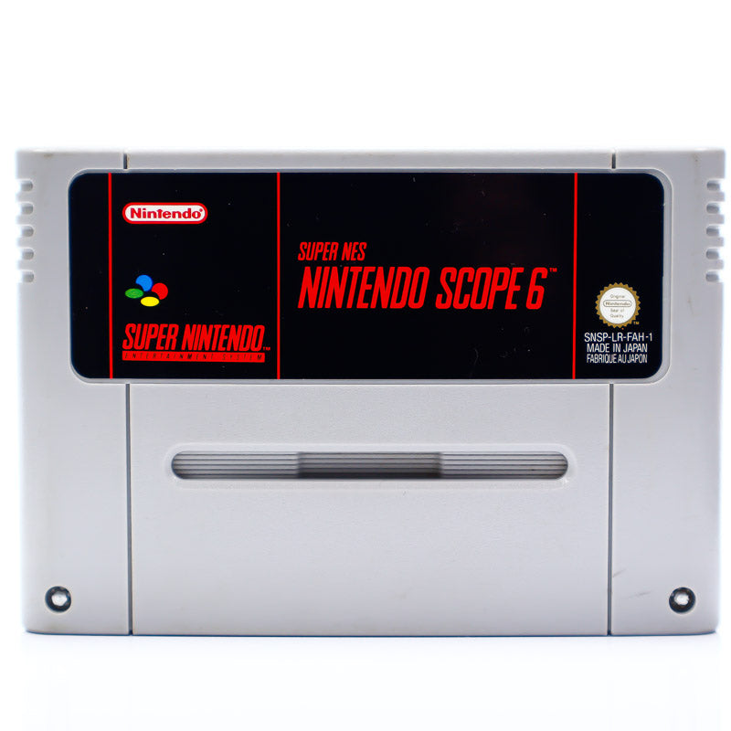 Super Nes Nintendo Scope 6 Med Super Scope Bazooka kontroll og mottaker - SNES spill - Retrospillkongen