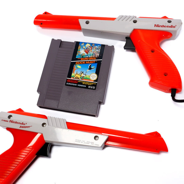Super Mario Bros. / Duck Hunt zapper pakke  - NES spill - Retrospillkongen