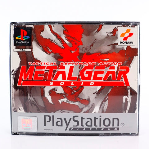 Metal Gear Solid Tactical Espionage Action Platinum - PS1 spill - Retrospillkongen