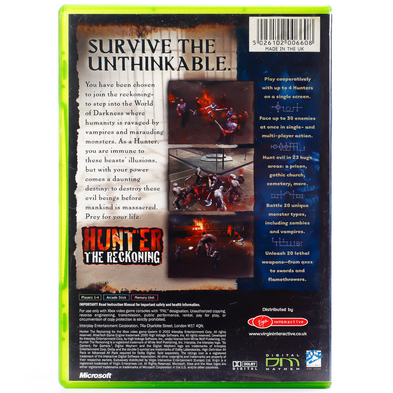Hunter: The Reckoning - Microsoft Xbox spill - Retrospillkongen