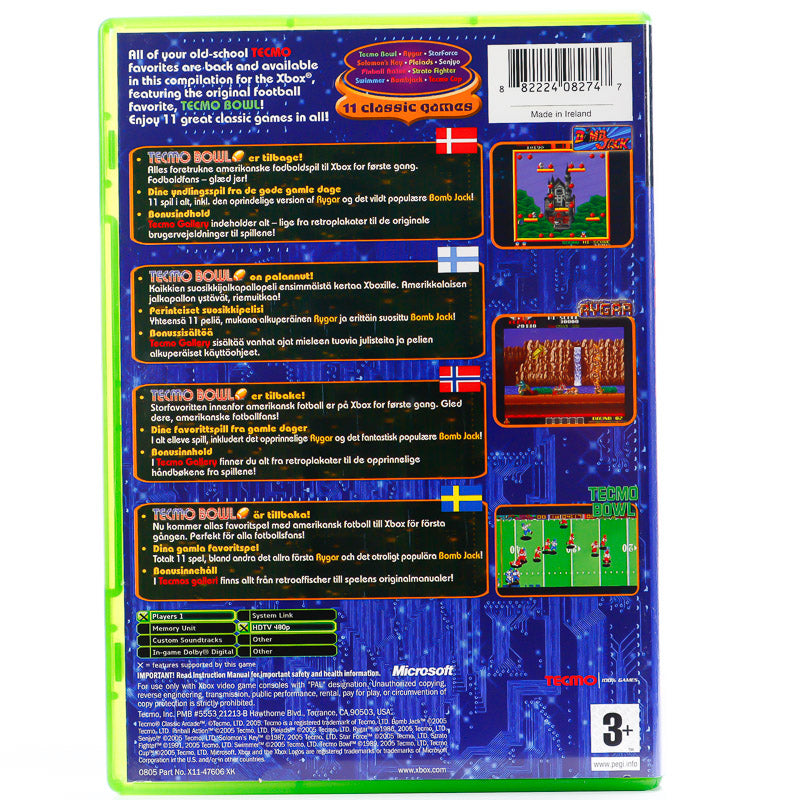 Tecmo: Classic Arcade - Microsoft Xbox spill - Retrospillkongen