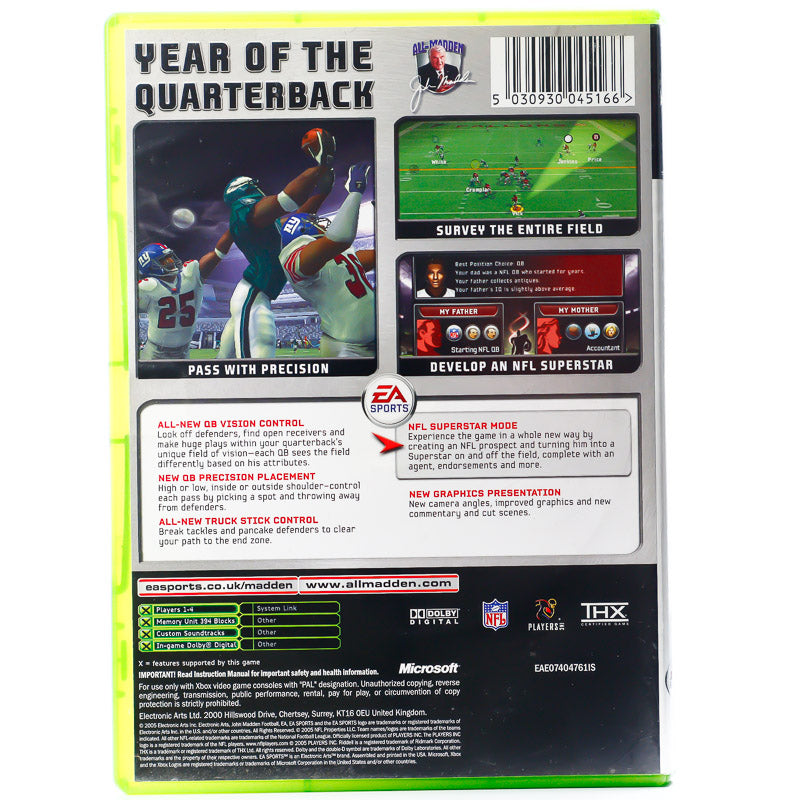 Madden NFL 06 - Microsoft Xbox spill - Retrospillkongen