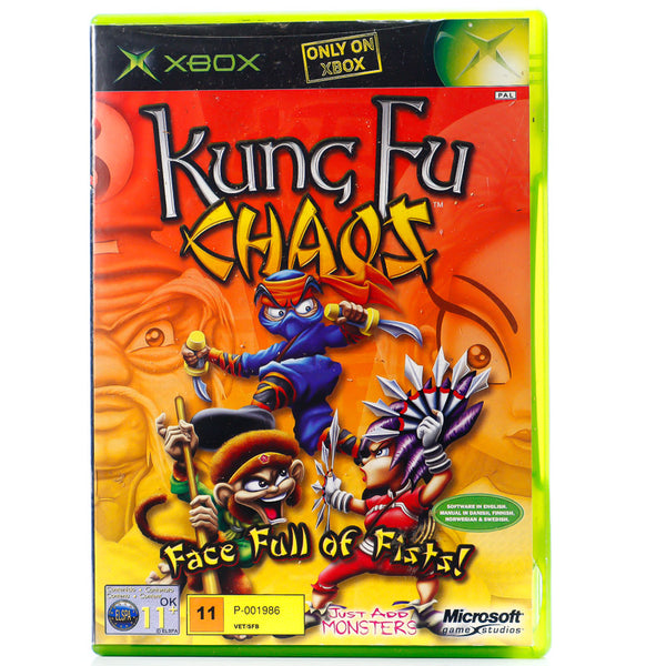 Kung Fu Chaos: Face Full of Fists! - Original Xbox-spill - Retrospillkongen
