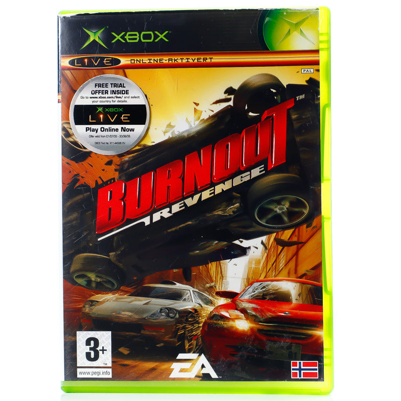 Jeu Burnout Revenge Pour Xbox (1ère Génération) - État Correct - Version PAL 2004