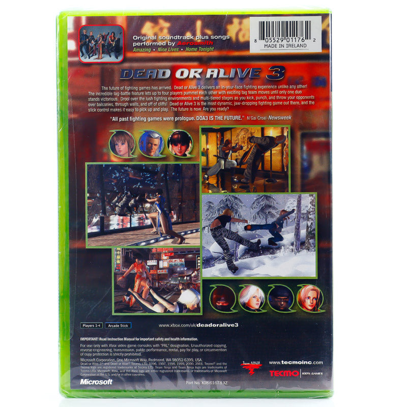 Dead or Alive 3 (Forseglet) - Original Xbox-spill - Retrospillkongen