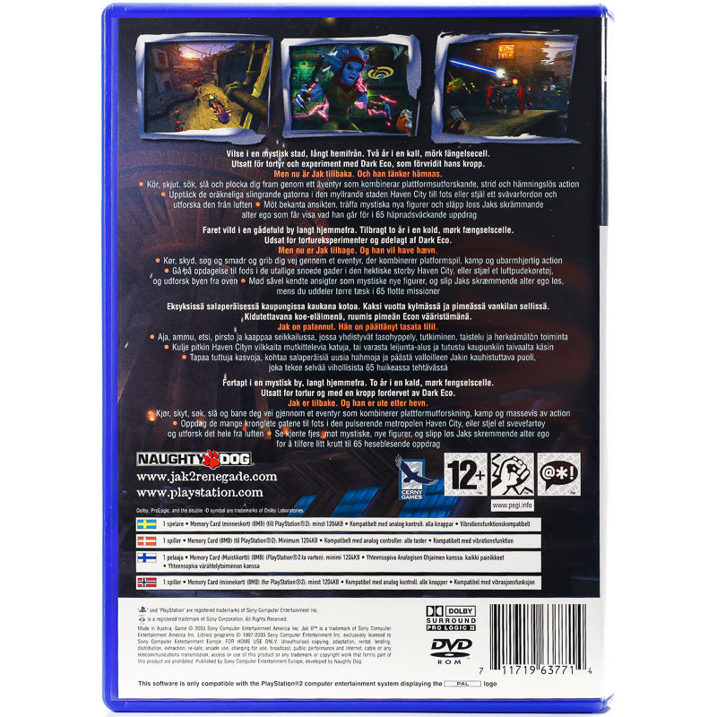 Jak II: Renegade - PS2 spill - Retrospillkongen