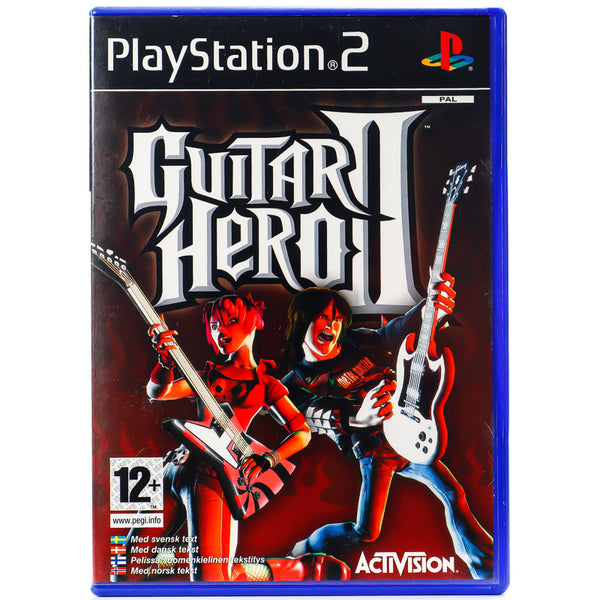 Guitar Hero II- PS2 spill (Kun Cover) - Retrospillkongen
