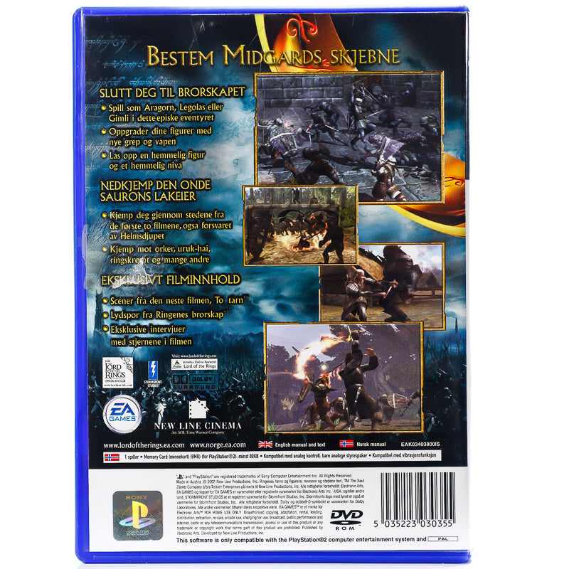 Ringenes Herre To Tårn - PS2 Spill - Retrospillkongen